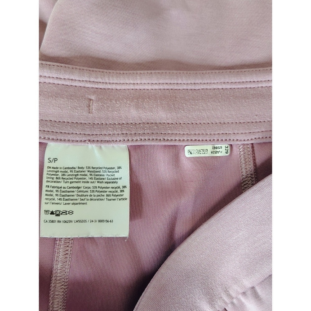 Lululemon Softstreme Pintuck Mid Rise Wide Leg Pant Rose Pink Soft Size Small - Picture 3 of 7